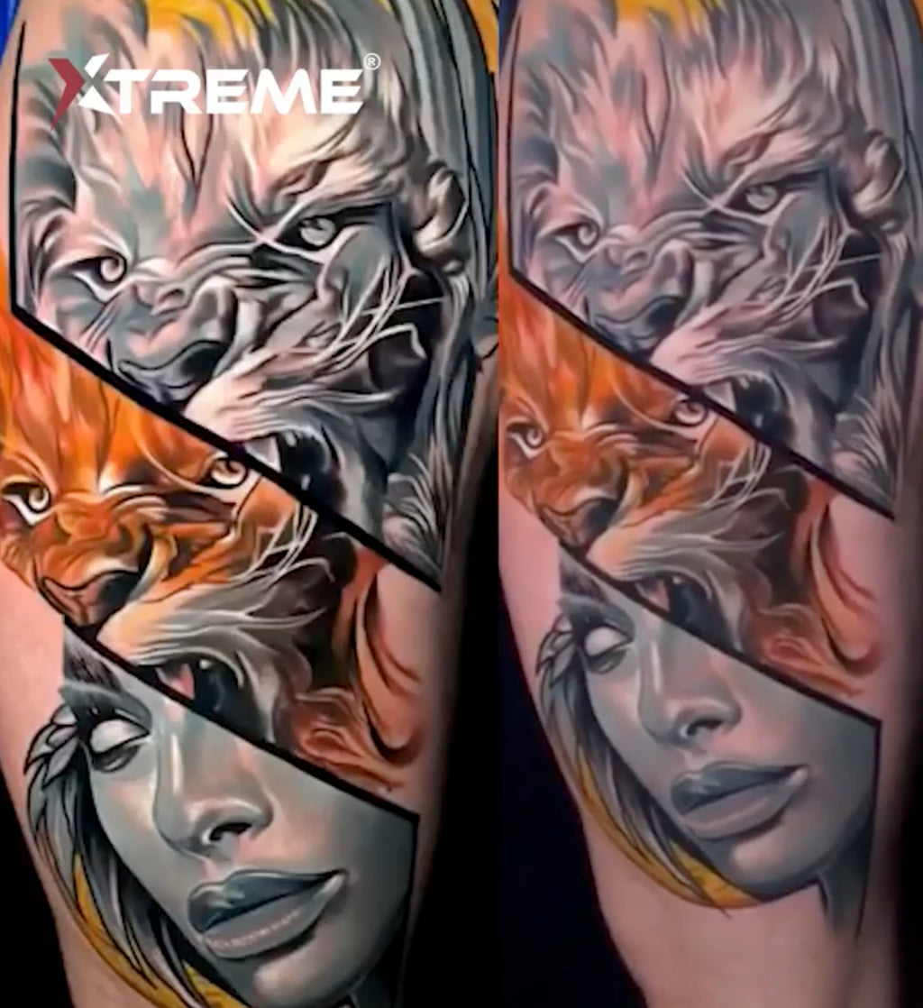 The Art of Collage Tattoos: An Eclectic Fusion of Images and Elements
